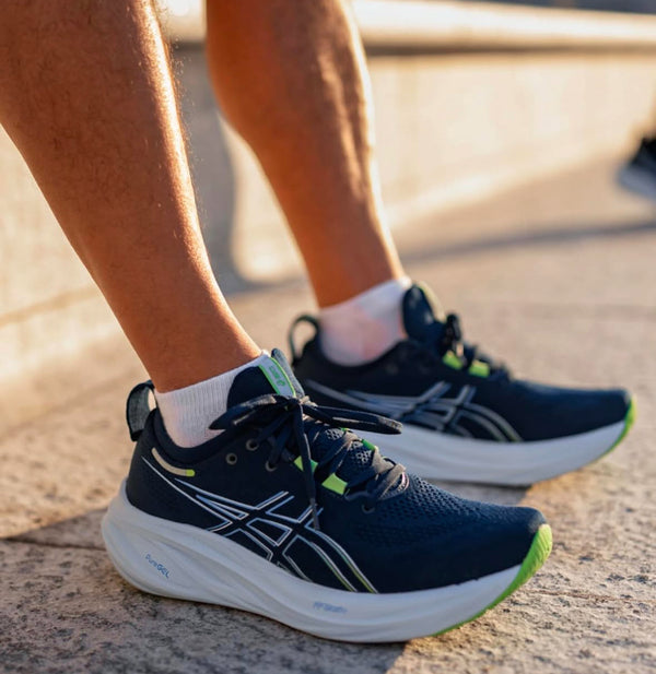 ASICS Gel-Nimbus 26 French Blue Electric Lime ,