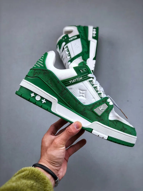 Louis Vuitton Green White Trainer