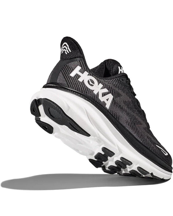 Hoka One One Clifton 9 Black White ，